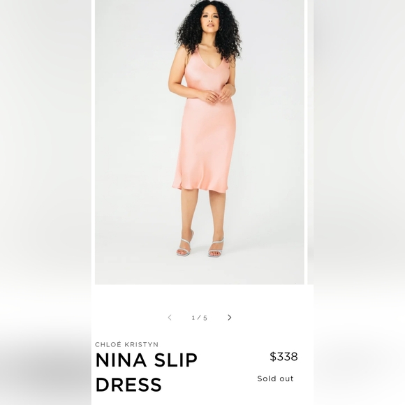 Chloé Kristyn Nina Slip dress NWOT - Picture 2 of 6